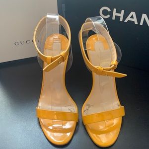 Christian Louboutin yellow heels